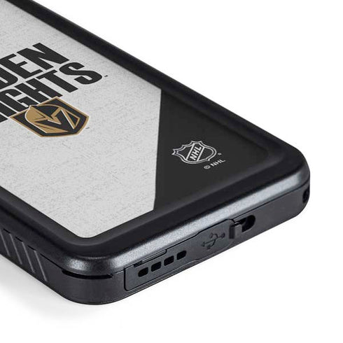 NHL Vegas Golden Knights Script Galaxy S23 Waterproof Case