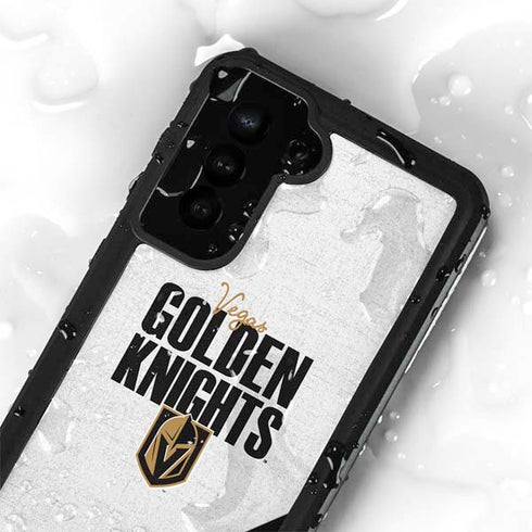 NHL Vegas Golden Knights Script Galaxy S23 Waterproof Case