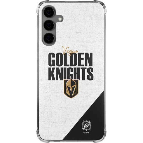 NHL Vegas Golden Knights Script Galaxy S24 Plus Clear Case