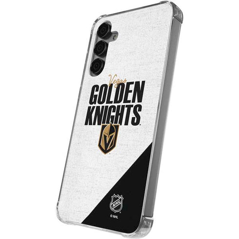 NHL Vegas Golden Knights Script Galaxy S24 Plus Clear Case
