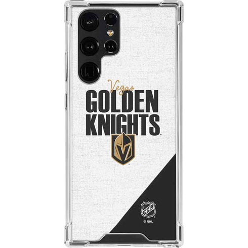 NHL Vegas Golden Knights Script Galaxy S24 Ultra Clear Case