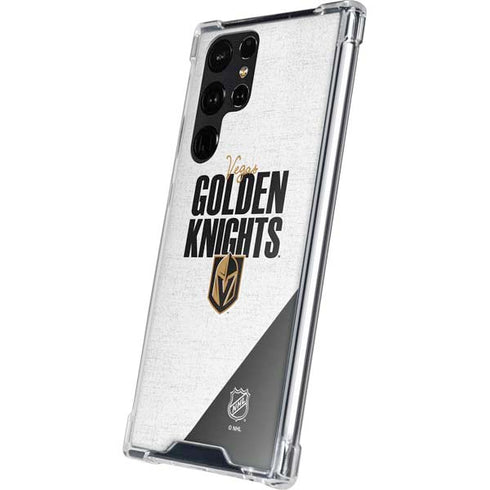 NHL Vegas Golden Knights Script Galaxy S24 Ultra Clear Case