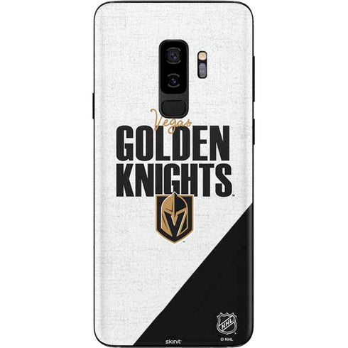 NHL Vegas Golden Knights Script Galaxy S9 Plus Skin