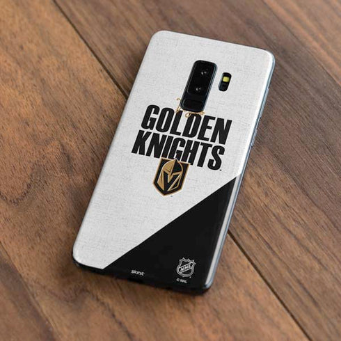 NHL Vegas Golden Knights Script Galaxy S9 Plus Skin