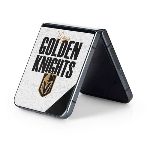NHL Vegas Golden Knights Script Galaxy Z Flip5 5G Skin