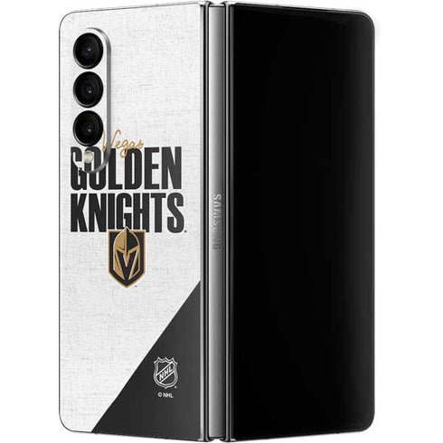 NHL Vegas Golden Knights Script Galaxy Z Fold4 5G Skin
