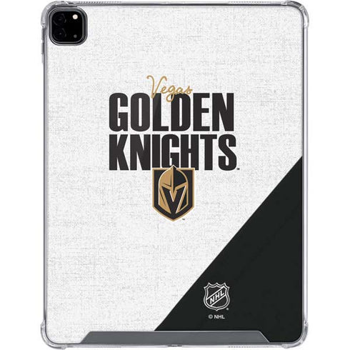 NHL Vegas Golden Knights Script iPad Pro 12.9in (2020) Clear Case
