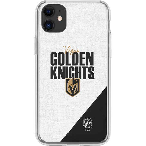 NHL Vegas Golden Knights Script iPhone 11 Clear Case