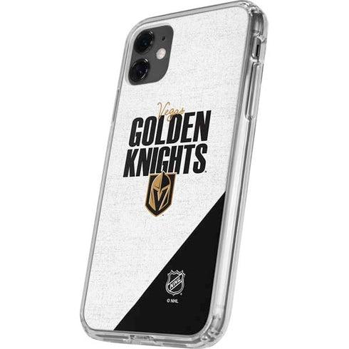 NHL Vegas Golden Knights Script iPhone 11 Clear Case