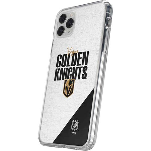 NHL Vegas Golden Knights Script iPhone 11 Pro Clear Case