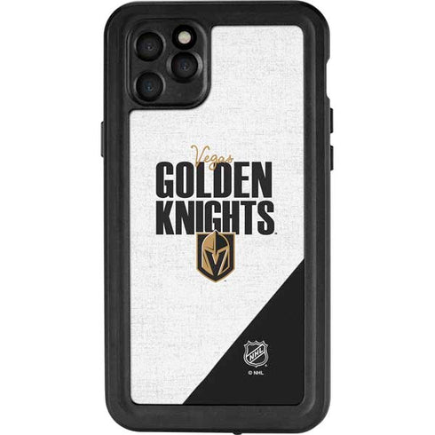 NHL Vegas Golden Knights Script iPhone 11 Pro Max Waterproof Case