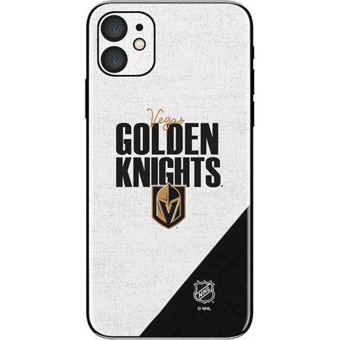 NHL Vegas Golden Knights Script iPhone 11 Skin