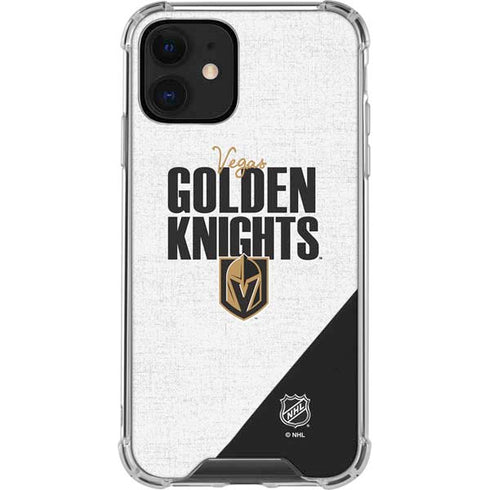 NHL Vegas Golden Knights Script iPhone 12 Clear Case