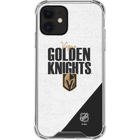 NHL Vegas Golden Knights Script iPhone 12 Mini Clear Case