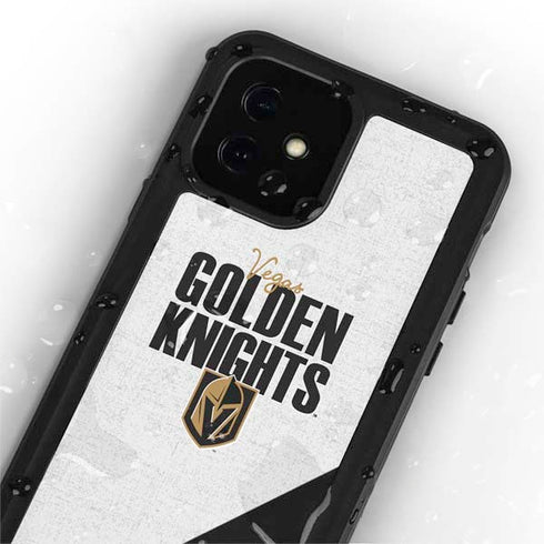 NHL Vegas Golden Knights Script iPhone 12 Mini Waterproof Case