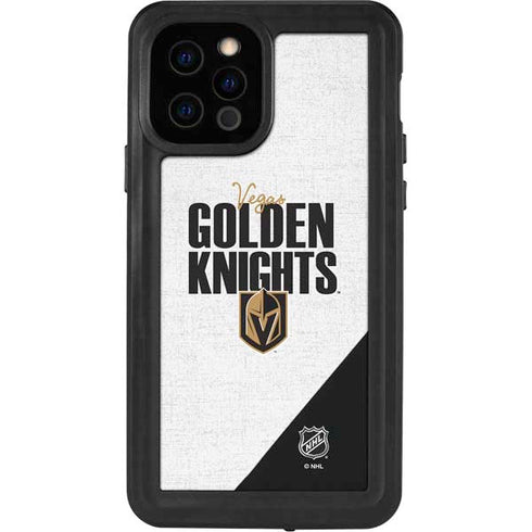 NHL Vegas Golden Knights Script iPhone 12 Pro Waterproof Case