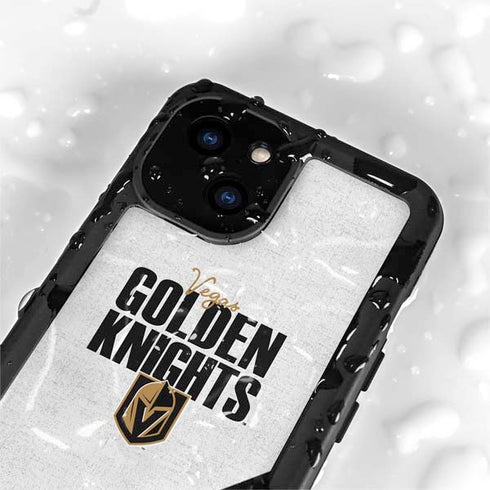 NHL Vegas Golden Knights Script iPhone 13 Mini Waterproof Case