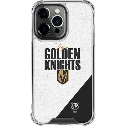 NHL Vegas Golden Knights Script iPhone 13 Pro Clear Case
