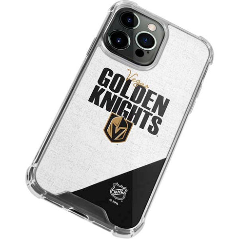 NHL Vegas Golden Knights Script iPhone 13 Pro Clear Case