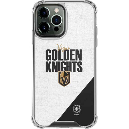 NHL Vegas Golden Knights Script iPhone 13 Pro Max Clear Case