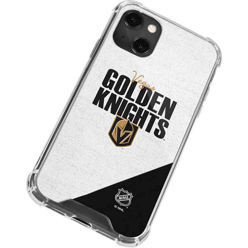 NHL Vegas Golden Knights Script iPhone 14 Plus Clear Case