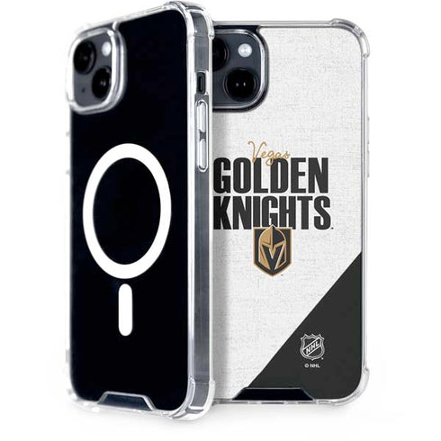 NHL Vegas Golden Knights Script iPhone 15 Plus MagSafe Case