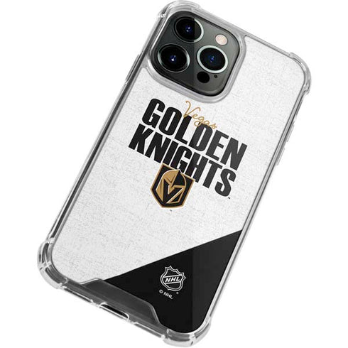 NHL Vegas Golden Knights Script iPhone 14 Pro Clear Case
