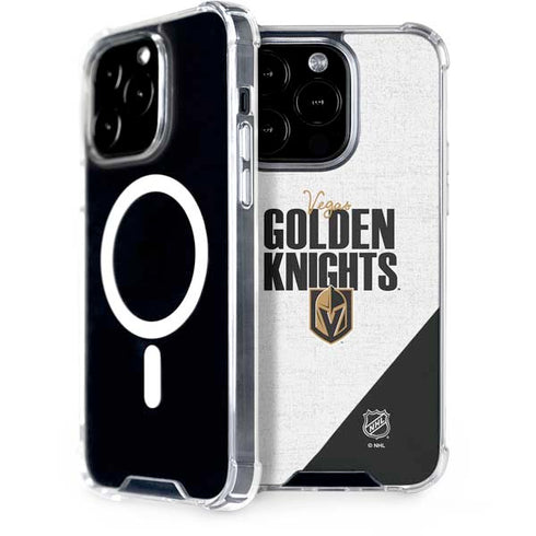 NHL Vegas Golden Knights Script iPhone 14 Pro MagSafe Case