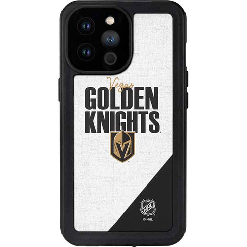NHL Vegas Golden Knights Script iPhone 14 Pro Max Waterproof Case