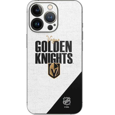 NHL Vegas Golden Knights Script iPhone 14 Pro Skin