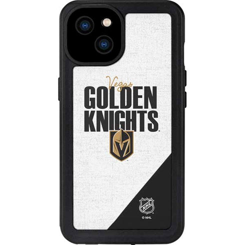NHL Vegas Golden Knights Script iPhone 15 Plus Waterproof Case