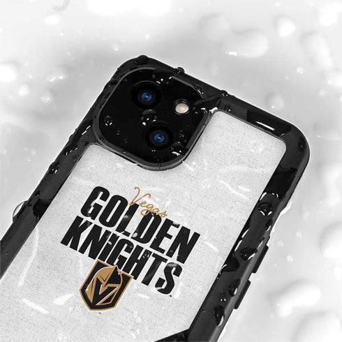 NHL Vegas Golden Knights Script iPhone 15 Plus Waterproof Case