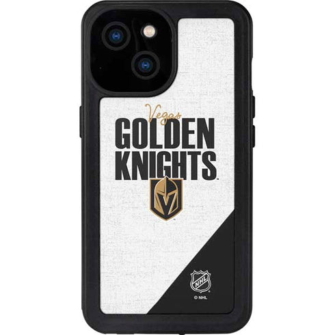 NHL Vegas Golden Knights Script iPhone 15 Waterproof Case