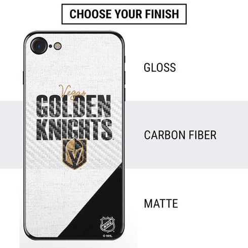 NHL Vegas Golden Knights Script iPhone SE (2nd & 3rd Gen) Skin