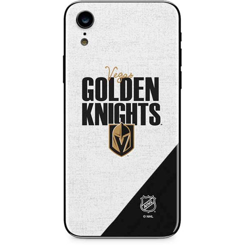 NHL Vegas Golden Knights Script iPhone XR Skin