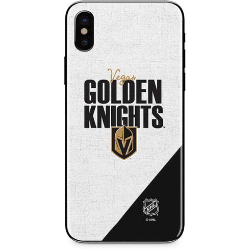NHL Vegas Golden Knights Script iPhone XS Skin