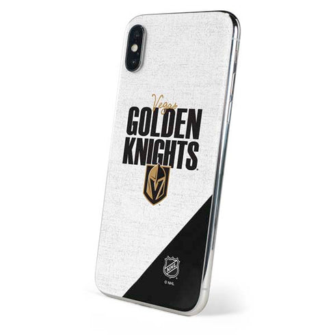 NHL Vegas Golden Knights Script iPhone XS Skin