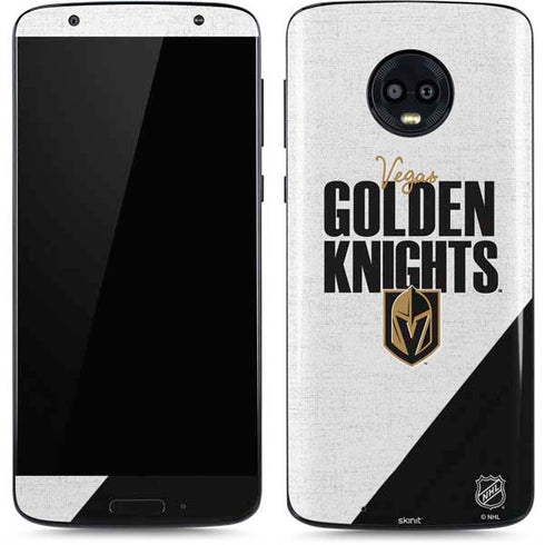 NHL Vegas Golden Knights Script Moto G6 Skin