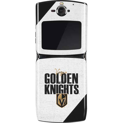 NHL Vegas Golden Knights Script Motorola RAZR Skin