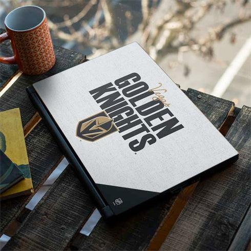 NHL Vegas Golden Knights Script MSI GS65 Stealth Laptop Skin