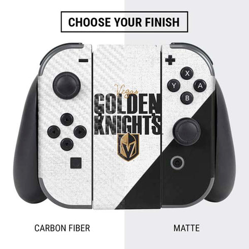 NHL Vegas Golden Knights Script Nintendo Switch Bundle Skin