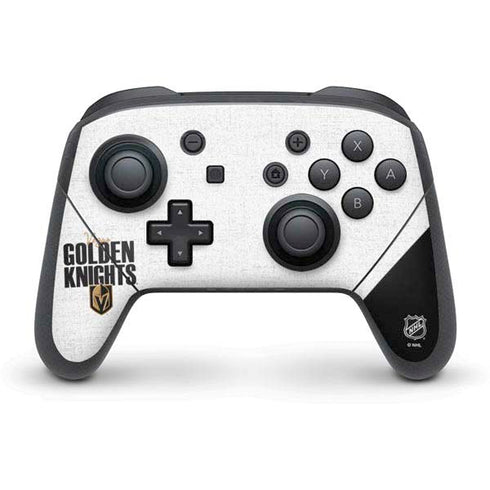 NHL Vegas Golden Knights Script Nintendo Switch Pro Controller Skin