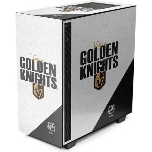 NHL Vegas Golden Knights Script NZXT H510 Compact ATX Mid-Tower Case Skin
