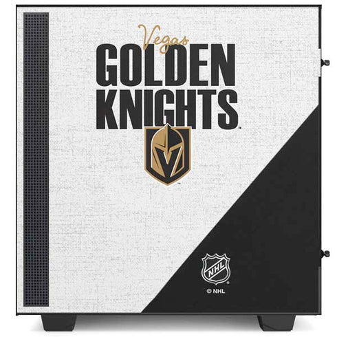 NHL Vegas Golden Knights Script NZXT H510 Compact ATX Mid-Tower Case Skin