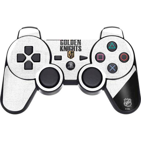 NHL Vegas Golden Knights Script PS3 Dual Shock wireless controller Skin
