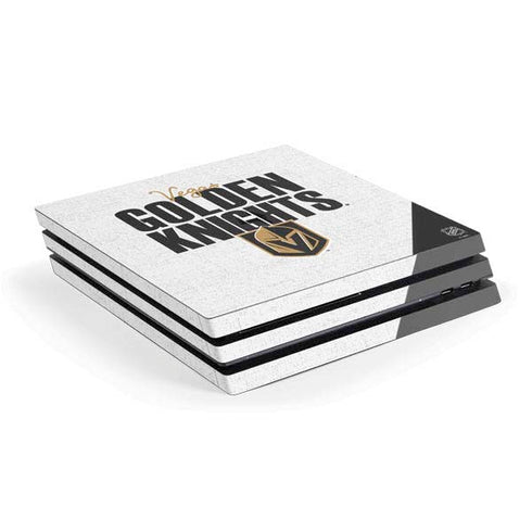 NHL Vegas Golden Knights Script PS4 Pro Console Skin