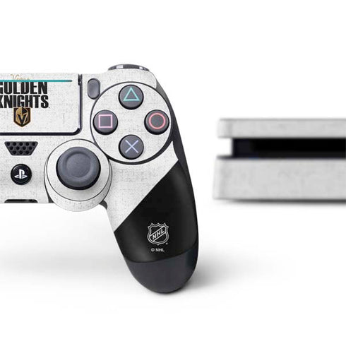 NHL Vegas Golden Knights Script PS4 Slim Bundle Skin