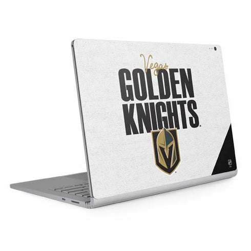 NHL Vegas Golden Knights Script Surface Book 2 15in Skin