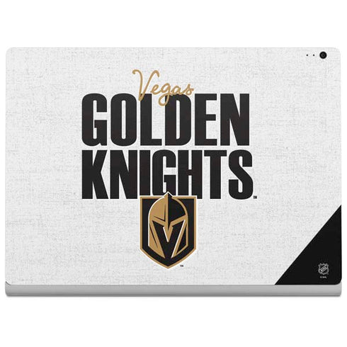 NHL Vegas Golden Knights Script Surface Book 2 15in Skin
