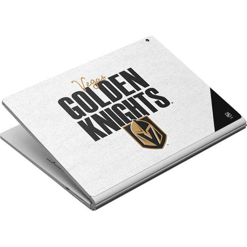 NHL Vegas Golden Knights Script Surface Book Skin